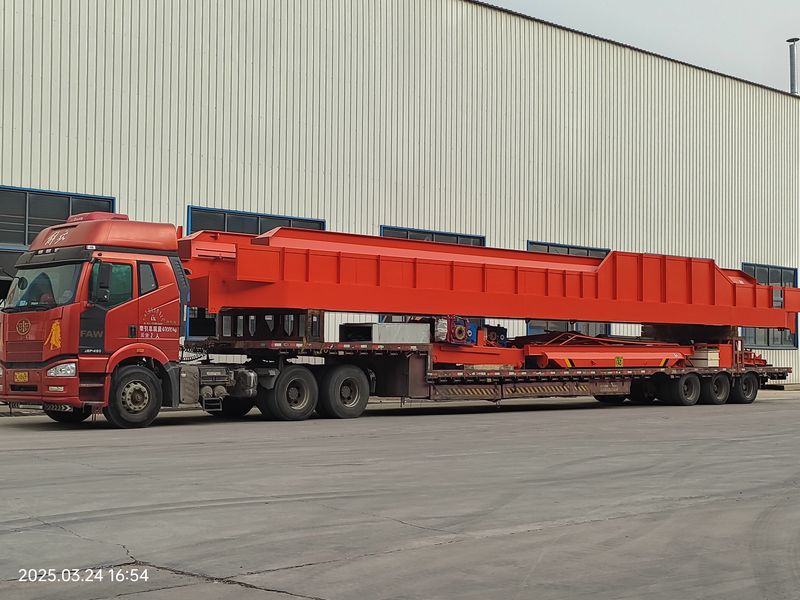 通用橋式起重機 QDXX32/5t—19.5m 電動單梁橋式起重機 2臺 LD10t—16.5m 制作完成，發(fā)往河北石家莊交付客戶使用。