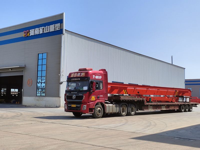 電動葫蘆門式起重機  MHxh10t—14m 外懸3.5/1.5m 制作完成，發(fā)往青海交付客戶使用